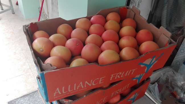 早期南非西柚的代表性品牌--Alliance Fruit（三岔路/三叉路）