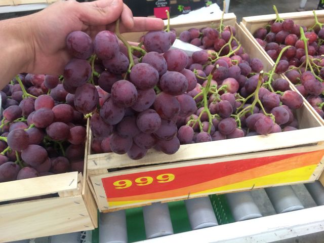 秘鲁999牌红地球葡萄Red Globe 秘鲁999牌红地球葡萄Red Globe